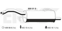 Ernst EndschalldäMpfer NachschalldäMpfer 690010 FüR Mitsubishi Smart Colt 6 Z31A