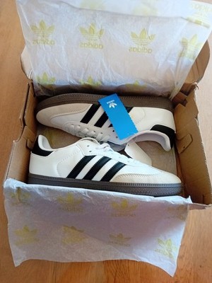 Adidas Samba OG weiß/schwarz - Größe 39
