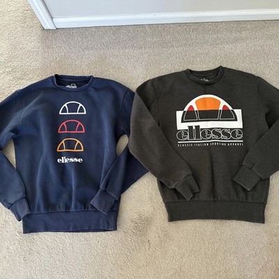 Lot Of Two Ellesse Sweatshirts Logo Size Medium