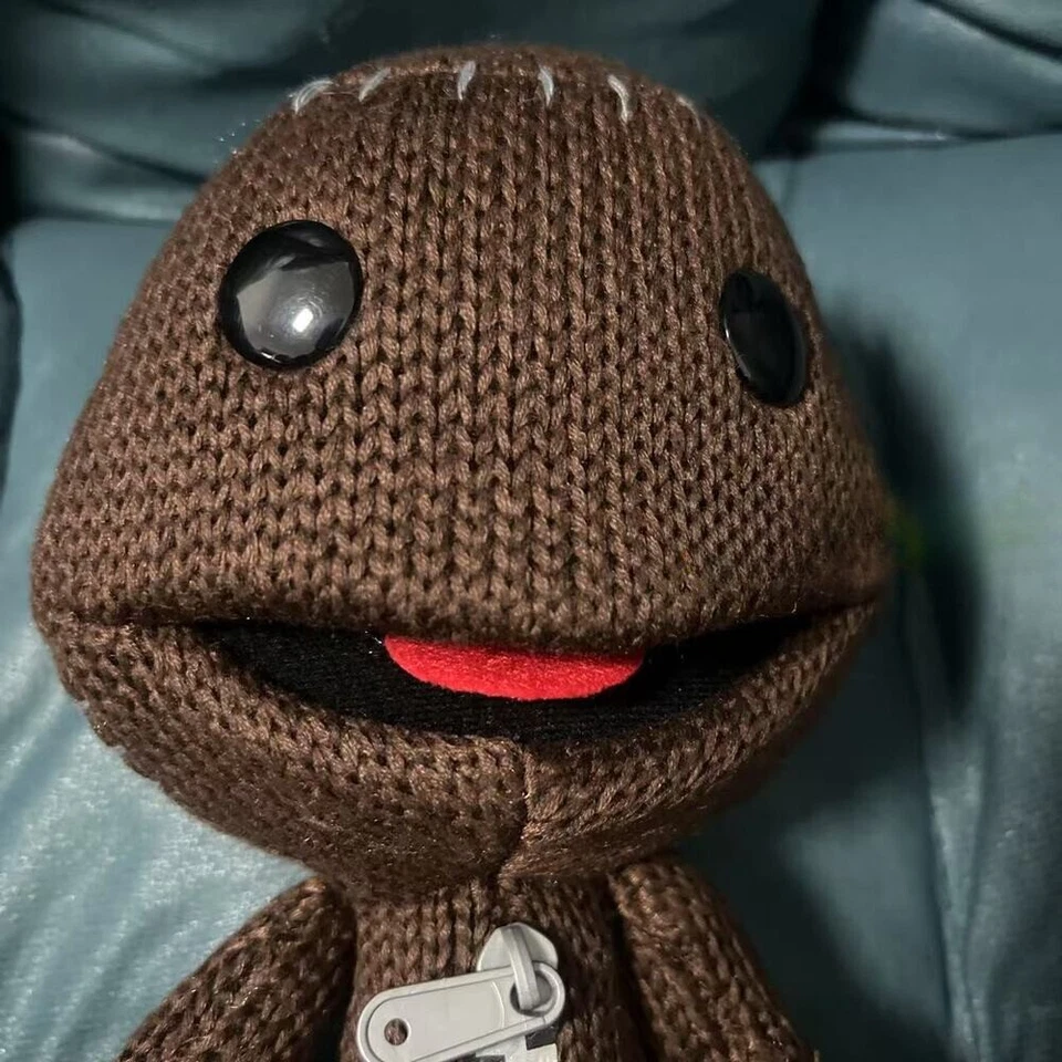 2010 Little Big Planet Rare Happy Sackboy 25Cm Collectible Plush Doll Toy - Image 4 of 4