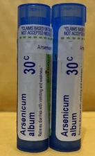 Boiron Homeopathic Arsenicum Album for Diarrhea and Vomiting 80 Count (Lot of 2)