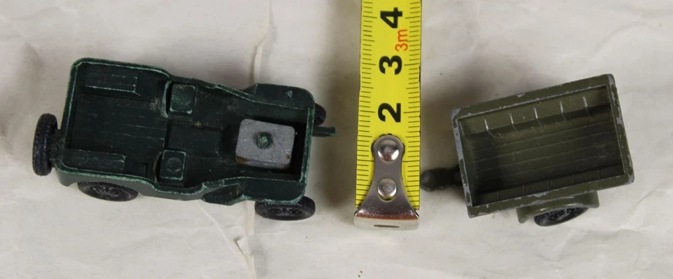 B10/ 2X Parti Siku Più Vecchie - Parte Di Jeep V92 + Rimorchio V228 - 23 G /S74 - Immagine 2 di 4