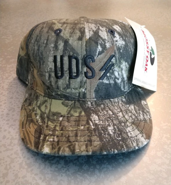 VINTAGE UDS Camo hat cap USA Made , New with Tag , Mossy Oak eBay