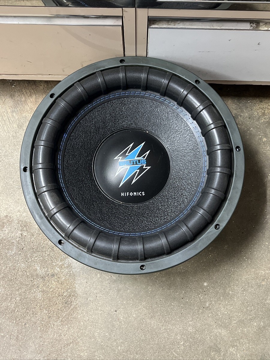 1x Hifonics BRW15D4 3000 Watts 15 Inch BRUTUS Car Audio Dual 4