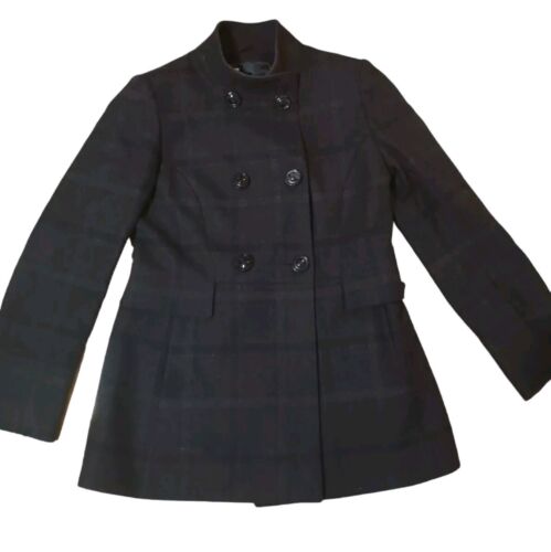 Cinzia Rocca Wool Coat Size 37” Chest Merino Fleece Jacket Made In Italy Womens - Picture 3 of 10