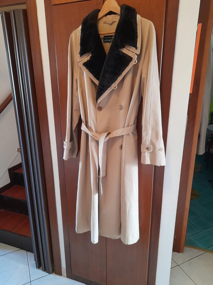 Manteau Femme Allegri Double Boutonnage - Cashmere Et Soie 50/50, Taille 48, Made In Italy, Occasion Très Bon état
