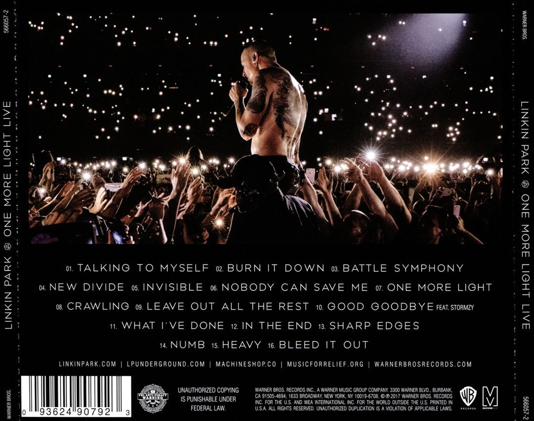 LINKIN PARK - ONE MORE LIGHT: LIVE * NEW CD 93624907923 | eBay