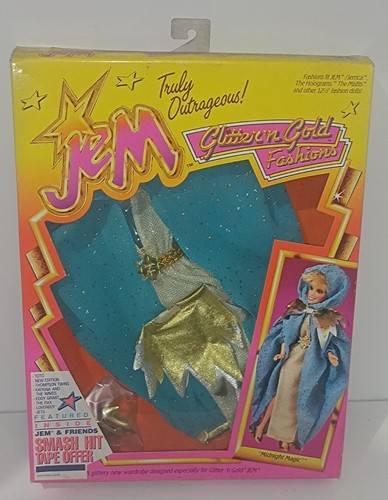 Poupée Jem Glitter'n Gold - Tenue Midnight Magic - Hasbro Vintage C-9