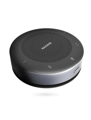 &MAXHUB BM11 conference speakerphone with 360°triple mic array, 10 ft voice p...