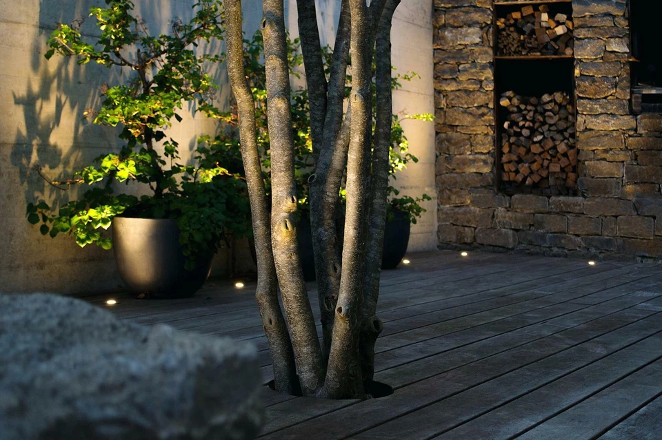 LED Bodeneinbaustrahler 230V IP67 Gartenstrahler RGB CCT Bodenstrahler WLAN WiFi - Bild 2 von 4