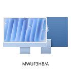 Apple All-In-One iMac 24" M4 chip with 8‑core RAM 16GB 256GB SSD Blue MWUF3HB/A