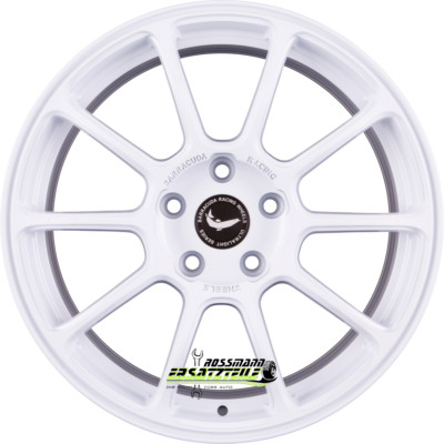 4x Barracuda Summa racing white 7.5x17 ET38 - LK4/108 ML73.1 Felge Alu