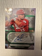2024 Topps Tribute Green Christian Encarnacion-Strand Rookie Auto RC #/99 Reds