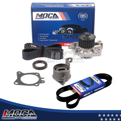 Timing Belt Water Pump Serpentine Belt 6PK1790 for 05 06 Mitsubishi Lancer 2.0L