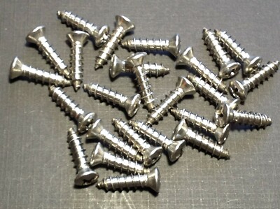 25 pcs #10 x 3/4'' w/#8 head stainless steel interior exterior trim screws Dodge