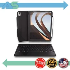 NEW ZAGG - Rugged Book Go Keyboard Folio Case for Apple iPad Pro 11-inch - Black