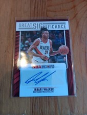 2023 Panini Hoops Basketball Jabari Walker Great Significance Autograph auto