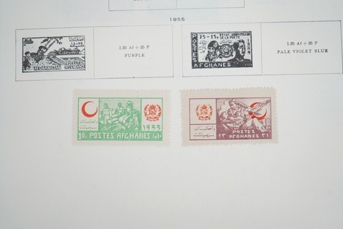 AFGHANISTAN 1910–1960s COLLECTION OF 425+ STAMPS MINT & USED ON SCOTT PAGES - Picture 17 of 24