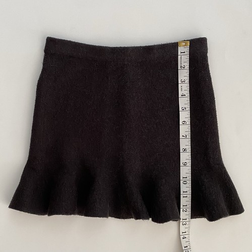 Zara Knitwear Fancy Collection Fall Winter Charcoal Gray Skirt Girl's Size 8-9 - Picture 4 of 10
