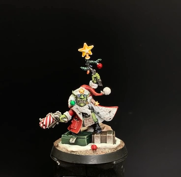 おもちゃ WARHAMMER40K DA RED GOBBO Warhammer 40K Da Red Gobbo Xenos Armies Orks Presale Painted