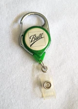 Vintage Advertising Ball Key-Bak Keychain Chain Mechanic Retractable