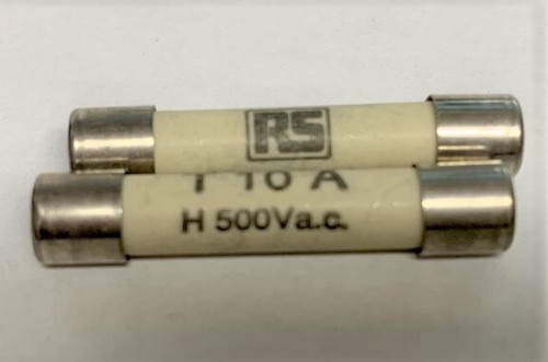 2 - RS Componets T 10 A Fuse LOT #13024 - Picture 2 of 5