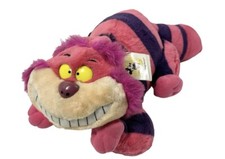 Walt Disney World Plush Cheshire Cat 17  Alice In Wonderland World Vintage NWT