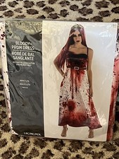 Scary Bloody Prom Dress - Halloween Costume Adult Sizes - New in Package