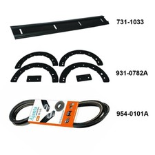 Mtd Replacement- Snowblower Kit- Scraper Paddles And Belt