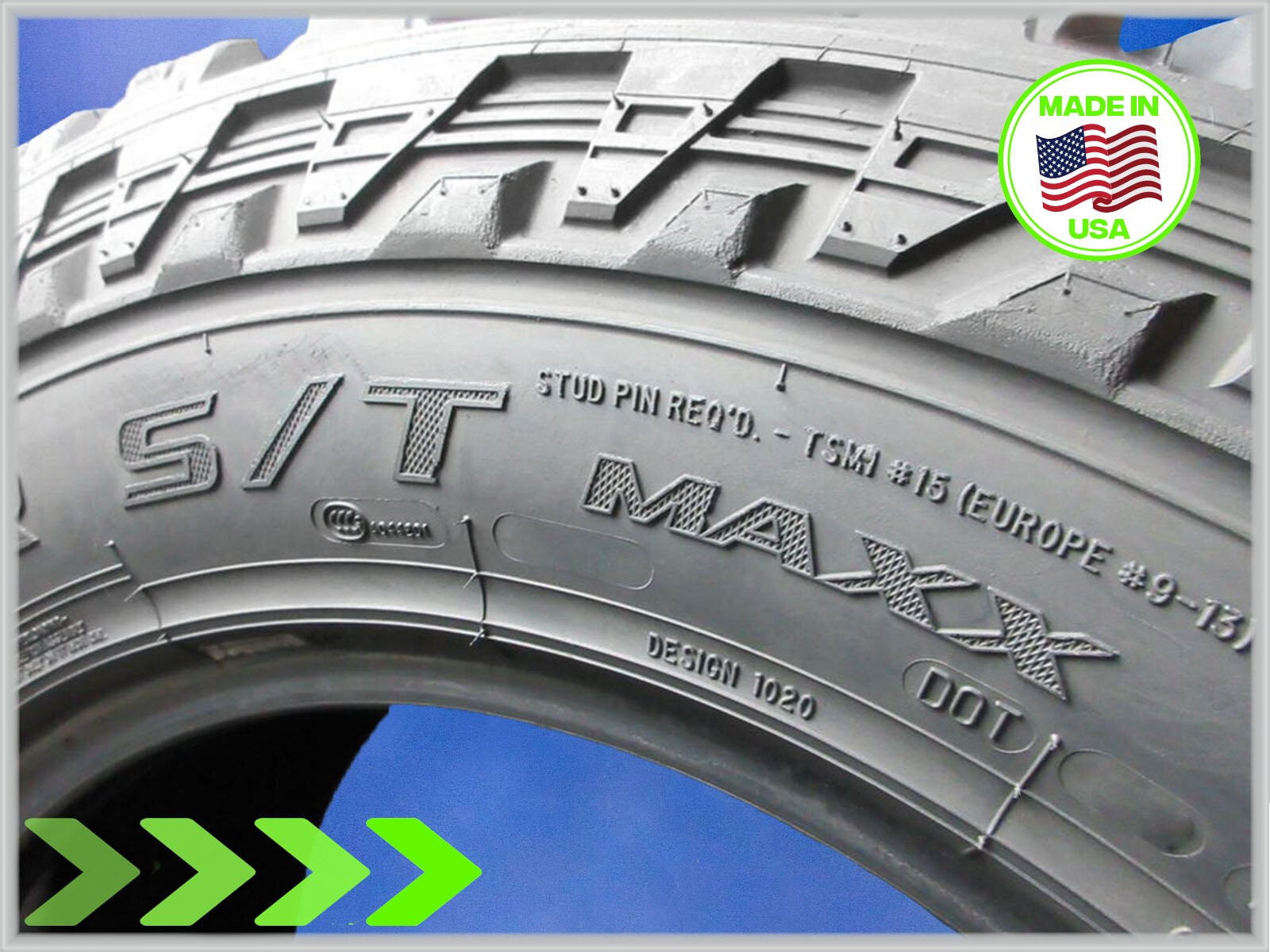 1 NEW 265/65/17 COOPER DISCOVERER S/T MAXX TIRE DOT 2022 LT265/65R17