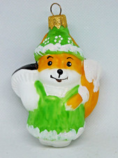 Hand-Blown Glass Ornament SQUIRREL 3.5" Ukraine 2020 Christmas Collectible
