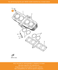 YAMAHA Gasket, 90430-14240 OEM XJR1300 XJ600N XJ900SDIVERSION XJR1300SP XJR400