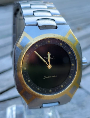 Gents Omega  seamaster Polaris watch 31mm case working.