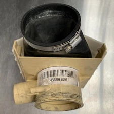 DRAIN VALVE OUTLET 3", 5TH GEN. W75 W125 W185,  WASCOMAT P/N: 438009301 [USED]