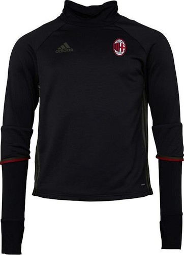 6665 ADIDAS ACM AC MILAN FELPA TERMICA UOMO MANICHE LUNGHE TERMICHE AO0371  | eBay
