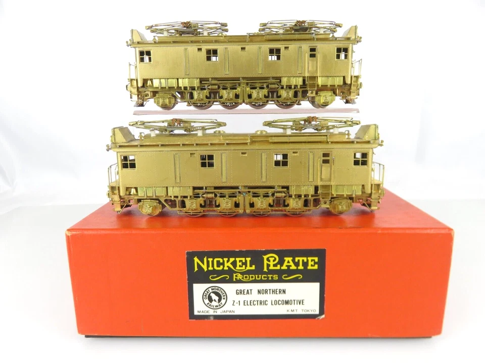 Nickel Plate Products Brass HO Great Northern Z-1 Boxcab Electric Locomotive Set - Image 2 of 4