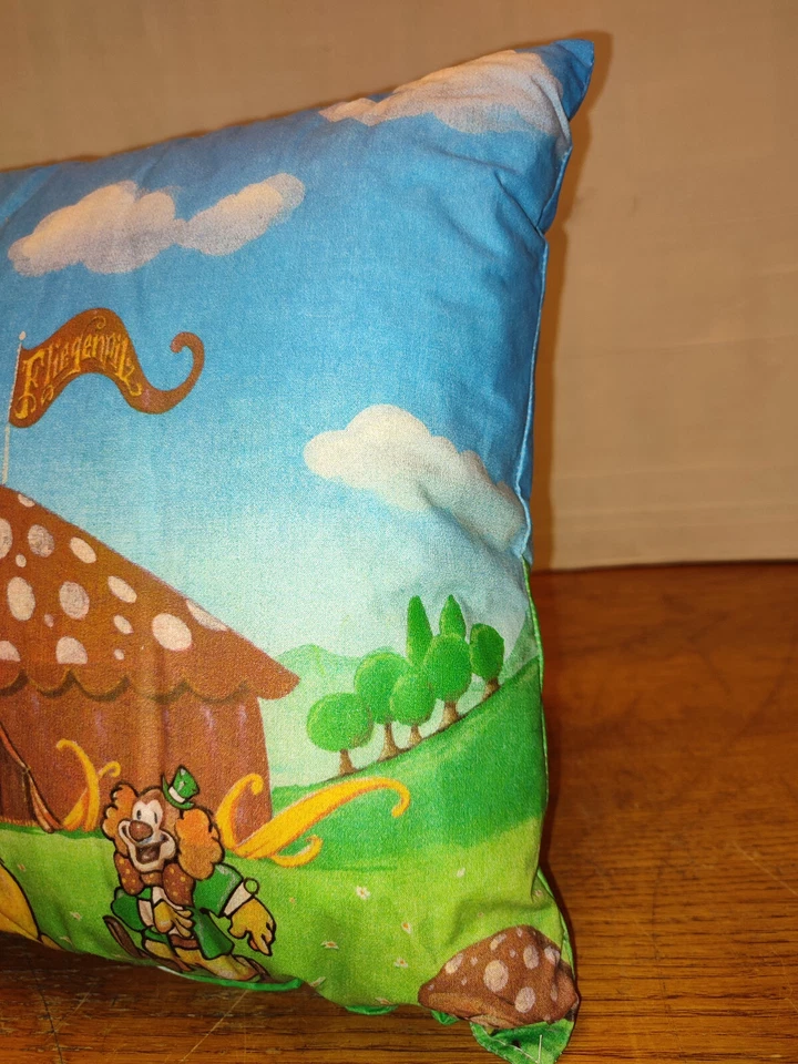 Circus Fliegenpilz Souvenir Kopfkissen Zierkissen Circo Zirkus Cirque Flußpferd - Bild 2 von 4