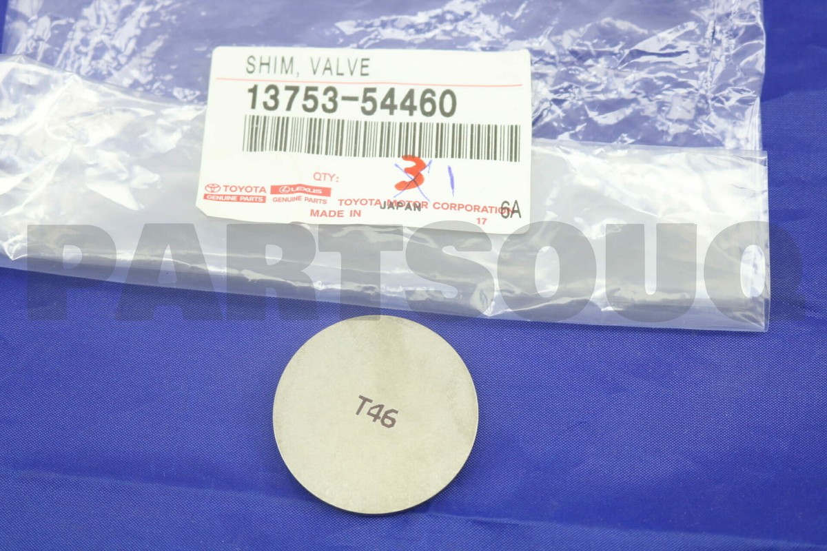 みけ 1375354460 Genuine Toyota SHIM, VALVE ADJUSTING 13753-54460