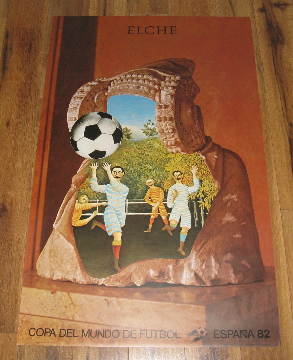 1982 サッカーW杯 スペイン大会 記念アートポスター A2版 1982