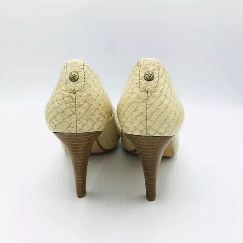 Johnston & Murphy Womens Shoes Size 7.5 M Heels Stiletto Snake Print Slip On - Picture 7 of 12