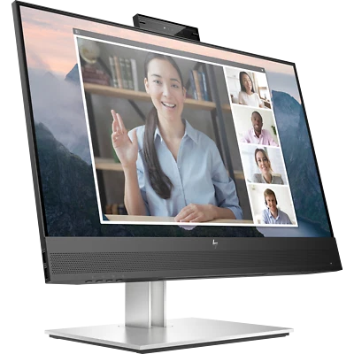 HP E24mv G4 23.8" Full HD IPS Conferencing Monitor 60Hz with Webcam Speakers Mic - Image 3 of 4