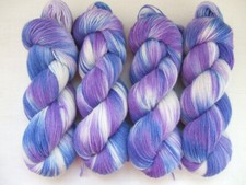 HAND DYED 100 WOOL yarn set, 2 skeins - 300gr 2 x 150 gr 