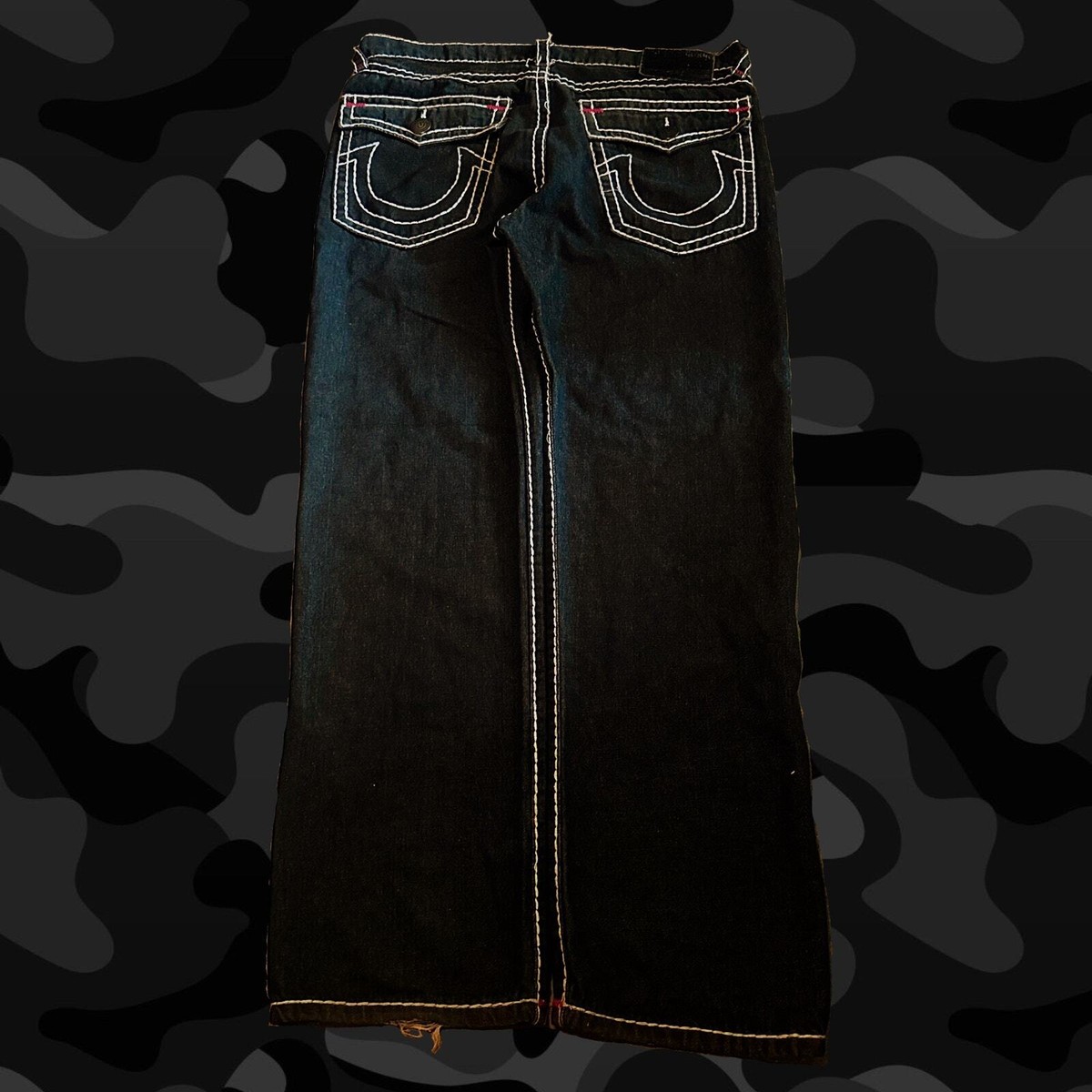 rickey relaxed straight super t True Religion jeans baggy | eBay