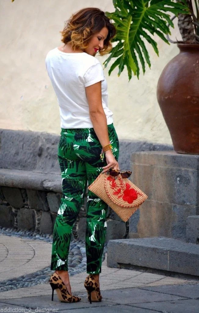 Zara palm tree bag sale
