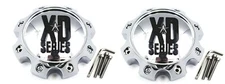 2 PACK - 1079L170 KMC XD Series Chrome Center Cap