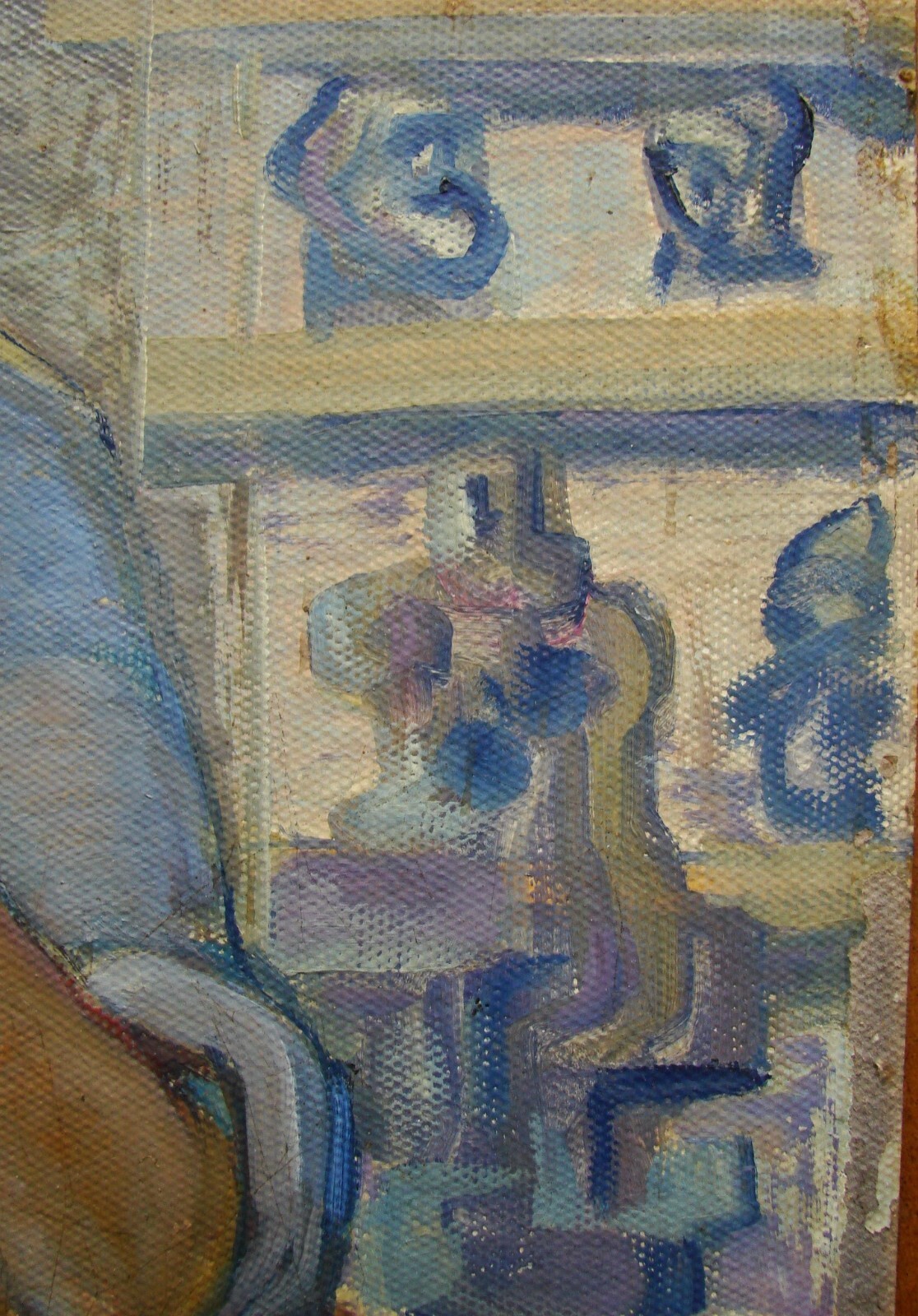 Peinture à l'huile soviétique ukrainienne sculpteur portrait d'avant-garde efforts créatifs - Photo 7 sur 9