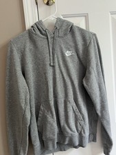 Nike Women's Gray Sweatshirt Hoodie Size Small