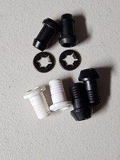 Ski POLE Baskets -COLLARS (nipples)+Metal 8pc KIT. All Collars (nipples) to fit.