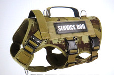 NEW WINSEE Service Dog Vest Harness for Dog Tactical Working size Medium CAMEO