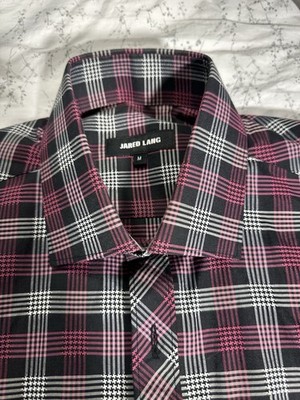   JARED LANG Plaid Shirt Men's Medium | NWOT | Bold Pattern | Confident Style